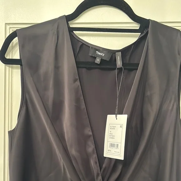 Theory Black Sleeveless Top - Picture 2 of 5